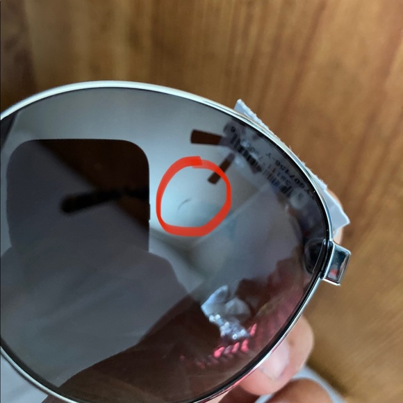 Tory Burch Shiny Silver Metal Sunglasses